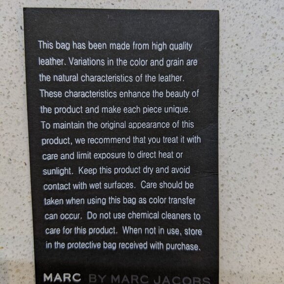 Marc by Marc Jacobs blue leather tote - Picture 8 of 8